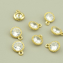 картинка Кулон Фианит 7х7мм (позолота 18к (лимонная)) от магазина Wolves