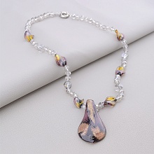 картинка Бусы Чешский хрусталь Муранское стекло 54 см от магазина Wolves