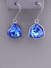 картинка Серьги 'Juleeze' Фианит (родий) от магазина Wolves