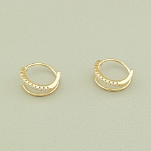 картинка Серьги 'XUPING' Фианит  (позолота 18к) от магазина Wolves