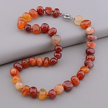 картинка Бусы Сердолик 48 см от магазина Wolves