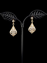 картинка Серьги 'XUPING' Фианит (позолота 18к) от магазина Wolves