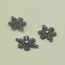 картинка Коннектор Фианит 17х12мм (хром) от магазина Wolves