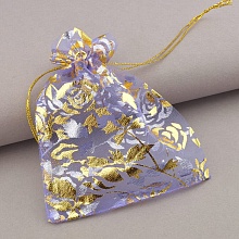 картинка Мешочек из Органзы, фиолетовый 120x90 мм от магазина Wolves