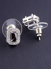 картинка Серьги 'Big Dipper' Фианит (родий) от магазина Wolves