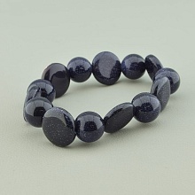 картинка Браслет на резинке из авантюрина Каирская Ночь от магазина Wolves