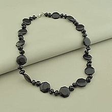 картинка Бусы Агат Чешский хрусталь 46 см от магазина Wolves