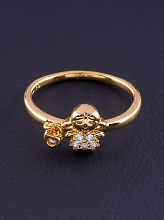 картинка Кольцо 'XUPING' Фианит  (позолота 18к) от магазина Wolves