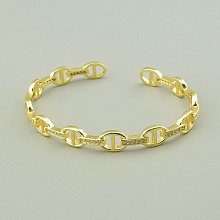 картинка Браслет Фианит 17 см (позолота 18к (лимонная)) от магазина Wolves