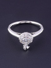 картинка Кольцо 'XUPING' Фианит (родий) от магазина Wolves