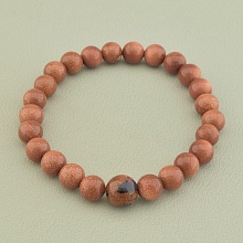 картинка Браслет 'SUNSTONES' Золотой Песок 20 см от магазина Wolves