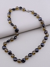 картинка Бусы 'SUNSTONES' Агат Раухтопаз 46 см от магазина Wolves