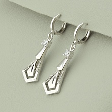 картинка Серьги Фианит 'XUPING' (родий) от магазина Wolves