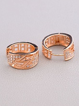 картинка Серьги 'XUPING' Фианит (позолота 18к) от магазина Wolves