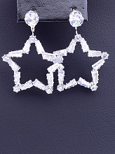 картинка Серьги 'FJ' Фианит от магазина Wolves