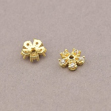 картинка Вставка Фианит 7х7мм (позолота 18к (лимонная)) от магазина Wolves