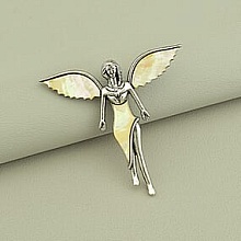 картинка Брошь Перламутр 60x60мм от магазина Wolves