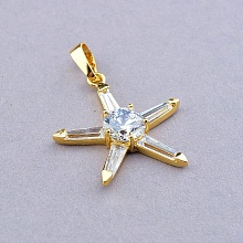 картинка Кулон 'XUPING' Фианит (позолота 18к) от магазина Wolves