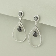 картинка Серьги 'XUPING' Фианит (родий) от магазина Wolves