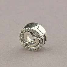 картинка Клипса 'Pandora style' Фианит Серебро(925) от магазина Wolves