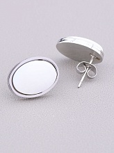 картинка Серьги 'Stainless Steel' Перламутр от магазина Wolves