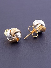 картинка Серьги 'XUPING' (позолота-родий) от магазина Wolves