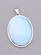 картинка Кулон 'Stainless Steel' Лунный камень от магазина Wolves