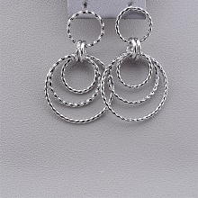 картинка Серьги 'XUPING' (родий) от магазина Wolves