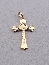 картинка Позолоченный крестик из медицинского сплава XUPING от магазина Wolves