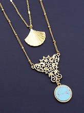 картинка Подвеска 'Fashion' Бирюза 62 см от магазина Wolves