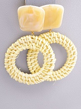 картинка Серьги 'FJ'  Лоза14 39 г от магазина Wolves