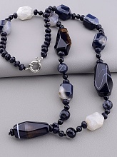 картинка Бусы Агат 70 см от магазина Wolves