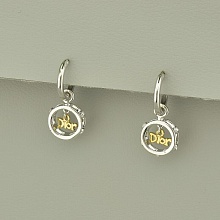 картинка Серьги Фианит (родий) от магазина Wolves