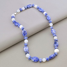 картинка Бусы 'SUNSTONES' Содалит Агат 52 см от магазина Wolves