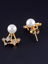 картинка Серьги 'XUPING' Майорка (позолота 18к) от магазина Wolves