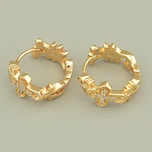 картинка Серьги 'XUPING' Фианит (позолота 18к) от магазина Wolves