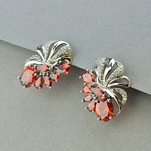 картинка Серьги 'XUPING' Фианит (родий) от магазина Wolves