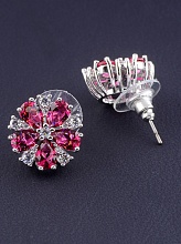 картинка Серьги 'Big Dipper' Фианит (родий) от магазина Wolves