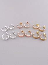 картинка Серьги 'FJ' от магазина Wolves