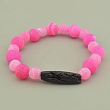 картинка Браслет 'SUNSTONES' Агат Лава 17 см от магазина Wolves