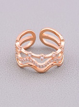 картинка Кольцо 'FJ' Сrystal Бижутерный сплав от магазина Wolves