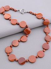 картинка Бусы Золотой Песок 52 см от магазина Wolves