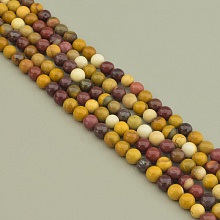 картинка Нитка Яшма 38 см 6 мм (Без замка) от магазина Wolves