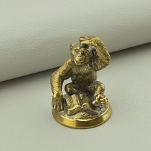 картинка Фигурка Обезьяна Латунь от магазина Wolves