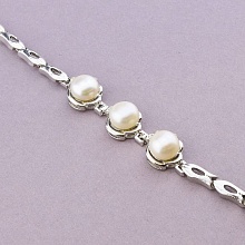 картинка Браслет Жемчуг Сrystal 17 см от магазина Wolves