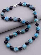 картинка Бусы 'SUNSTONES' Лава Апатит 50 см от магазина Wolves