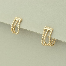 картинка Серьги 'XUPING' Фианит (позолота 18к) от магазина Wolves