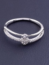 картинка Кольцо 'XUPING' Фианит  (родий) от магазина Wolves