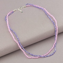 картинка Подвеска 'SUNSTONES' Циркон Серебро(925) 40 см от магазина Wolves