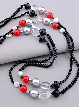 картинка Бусы Майорка Горный хрусталь Чешский хрусталь 130 см от магазина Wolves